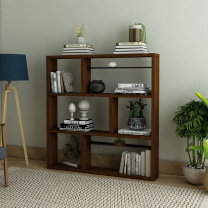 Konsol Kitaplık Ceviz Renk 130x115
